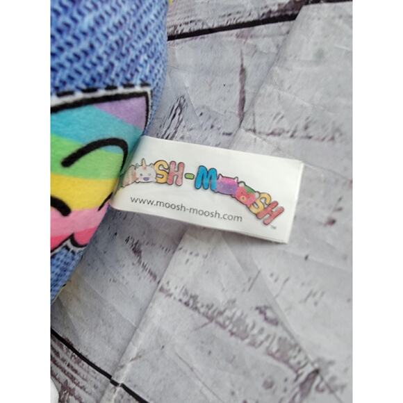 Moosh Moosh Cow Doodle Patter Soft Stuffed Animal Plush 8in - Picture 4 of 9